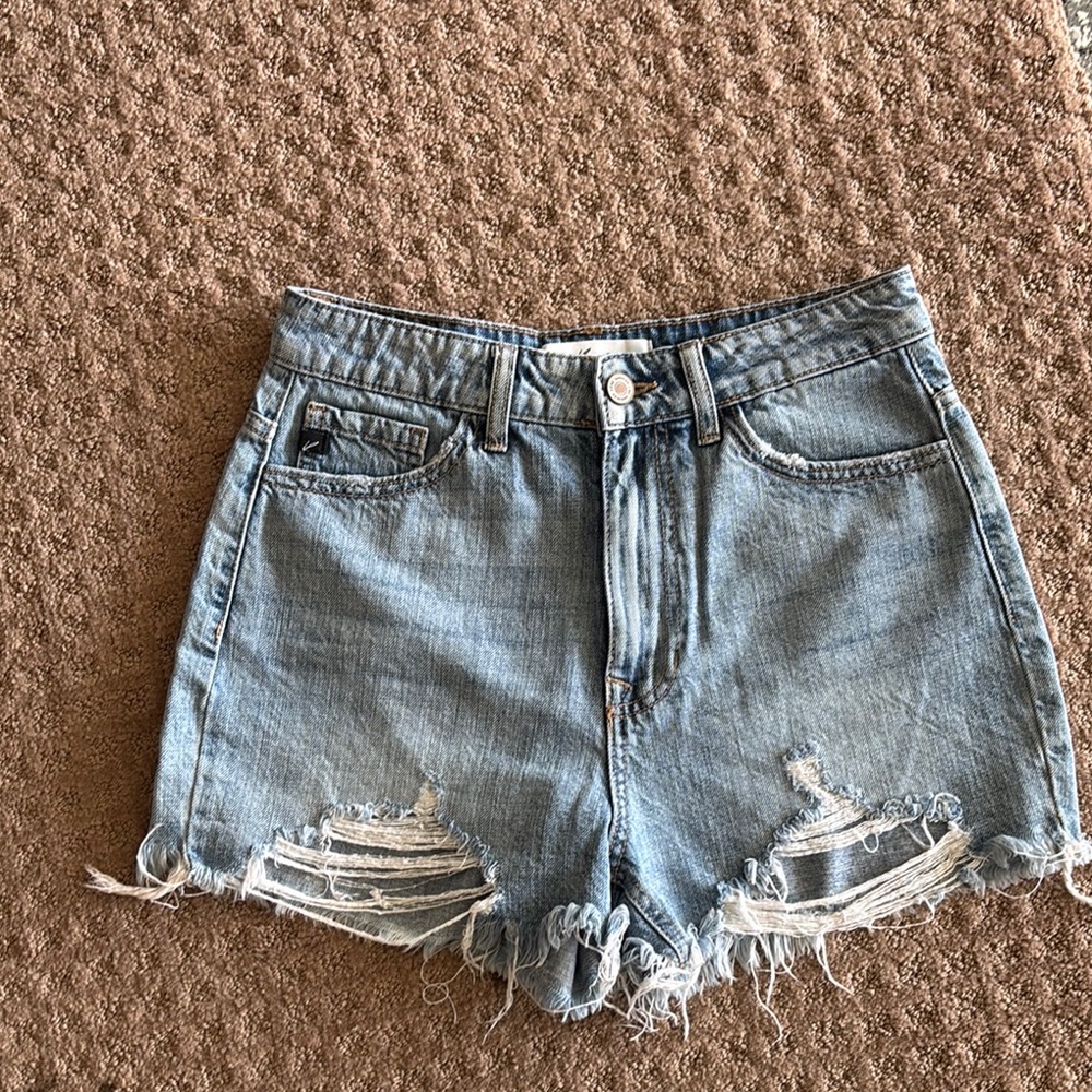 Kancan Denim Distressed Women Shorts size XS